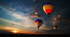 Hot Air Balloon Flight Sunrise