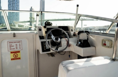 Private Boat Dinner Dubai - marina sunset